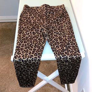 Leopard High Waisted Capri Pant